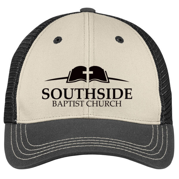 SBC Tri-tone Mesh  - Tri Tone Mesh Back Cap Thumbnail