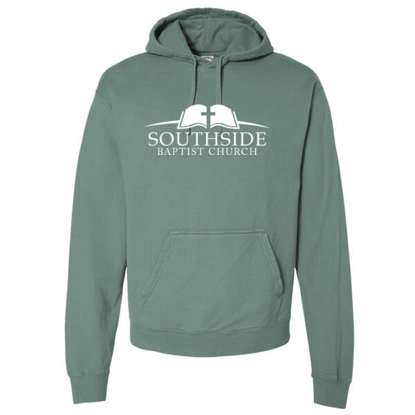 Southside - Garment-Dyed Unisex Hooded Sweatshirt Thumbnail